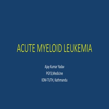 Acute myeloid leukemia