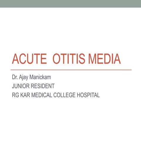 Acute  otitis media
