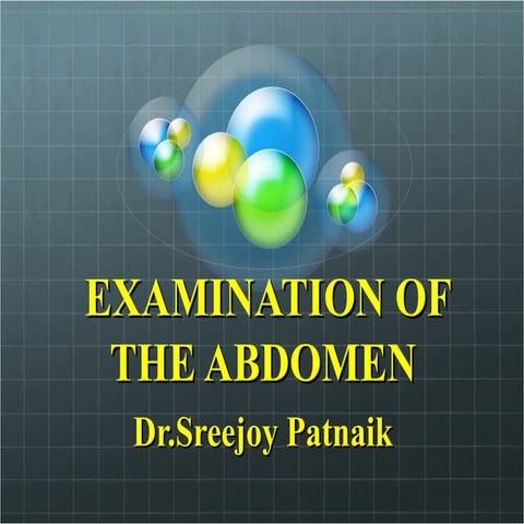 Acute pain abdomen , clinical examination and reaching for a diagnosis