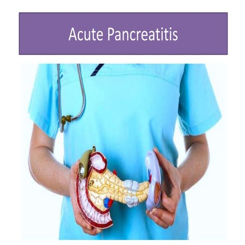 Acute pancreatitis