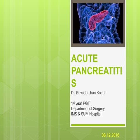 Acute pancreatitis