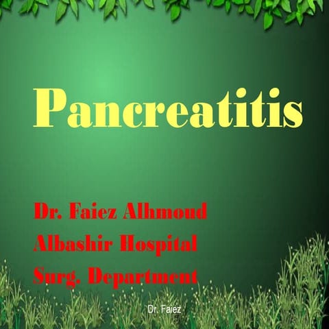 Pancretitis