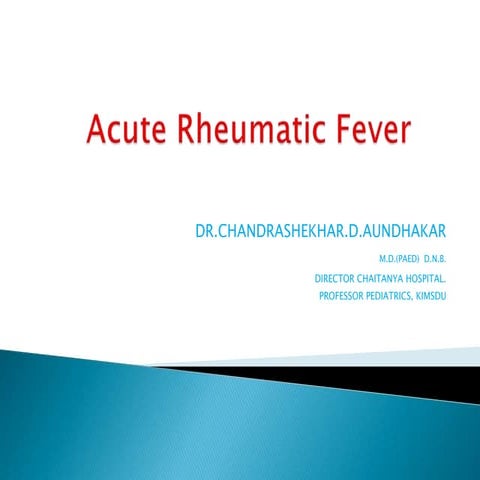 Acute Rheumatic Fever