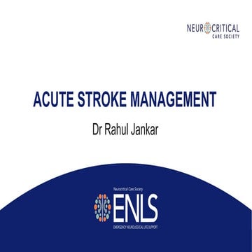 Acute stroke management presentation .pptx