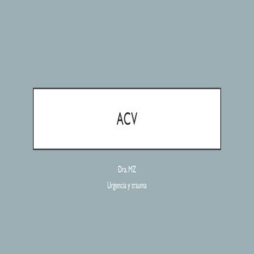 Comprehensive Management and Classification of Acute Cerebrovascular ...