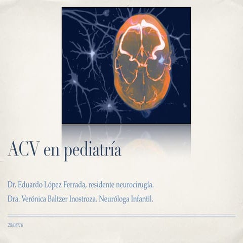 Acv pediatria