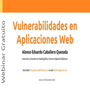 Vulnerabilidades en Aplicaciones Web