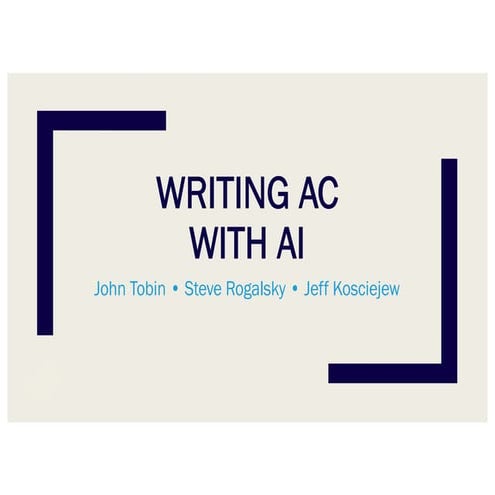 Wiring Acceptance Criteria with Artificial Intelligence