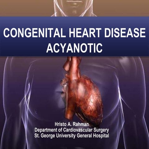 Acyanotic chd