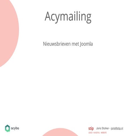 Introductie Acymailing, configuratie en migratie V5 naar V6