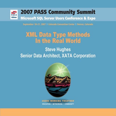 XML Data Types in the Real World | PPT