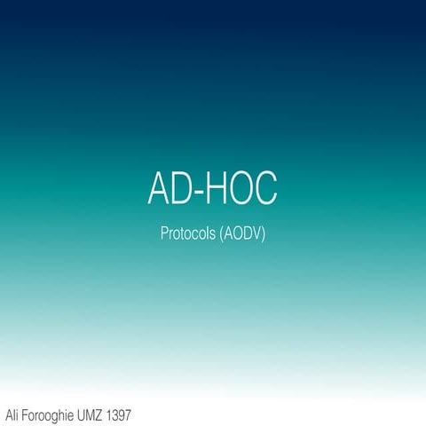 Ad hoc | PPT