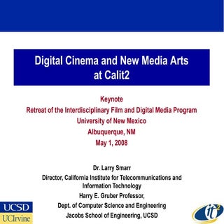 Digital Cinema and New Media Arts a...
