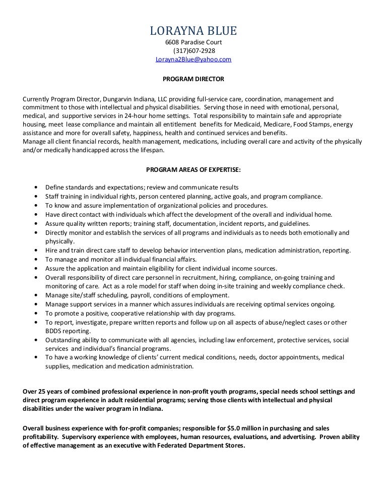 Program Director Resume - Ad0c4b08 230c 4fa3 9518 Be47e6672f36 151210170015 Thumbnail 4 