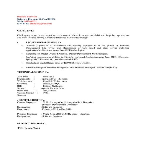 Phulkala_Narvekar_JavaDeveloper