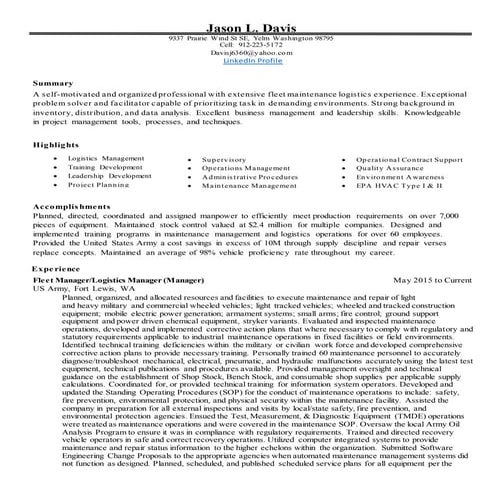 Jason Davis Resume