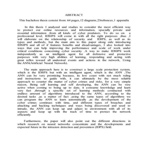 ABSTRACTCONTENTABRIVIATION