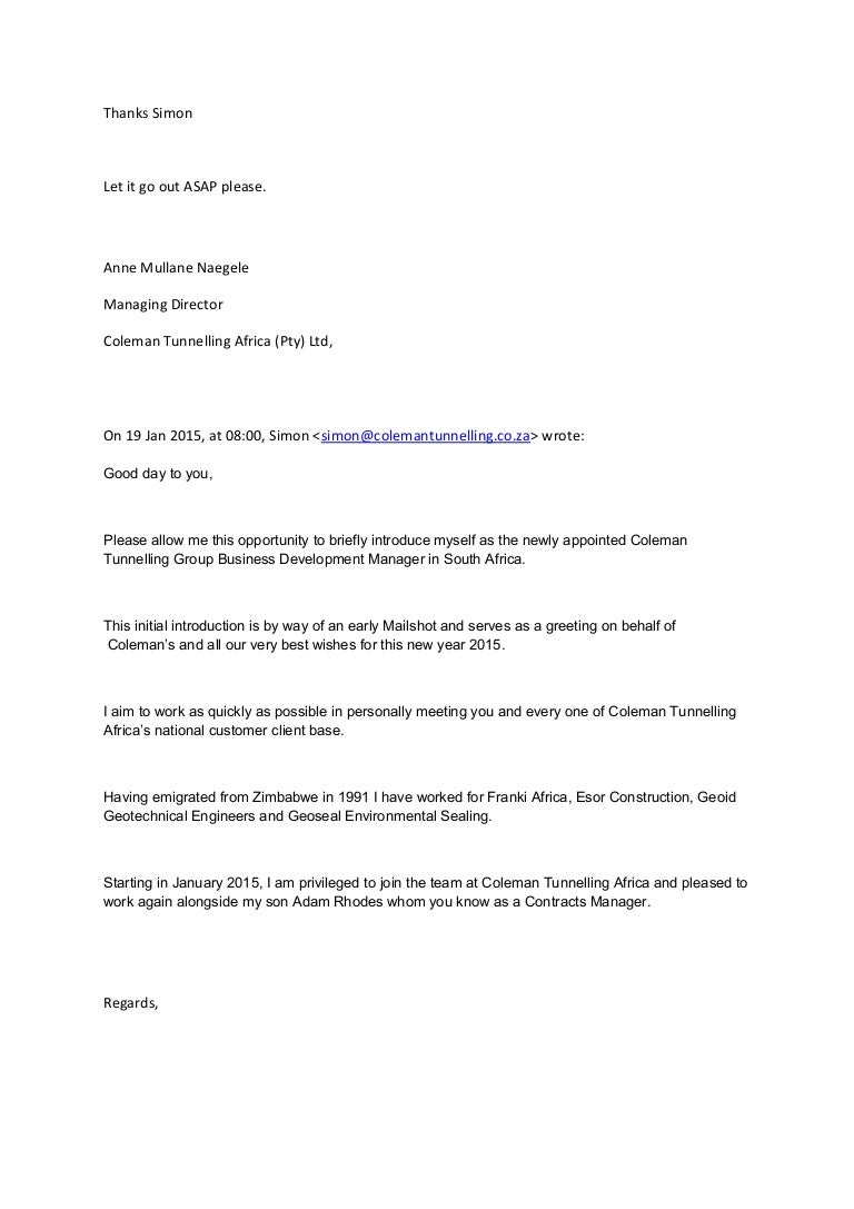 Introduction MailShot