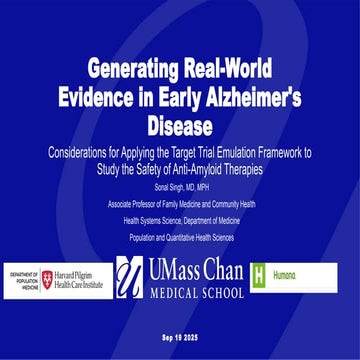 Real world evaluation of anti-amyloid therapies for Alzheimer's Disease