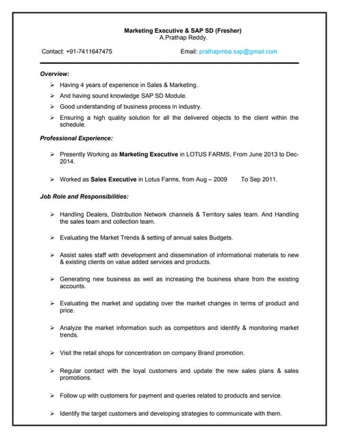 gautham sap abap fresher resume