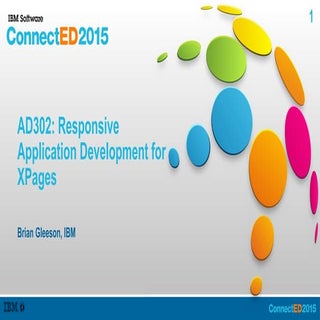 IBM ConnectED 2015 - AD302 - Respon...