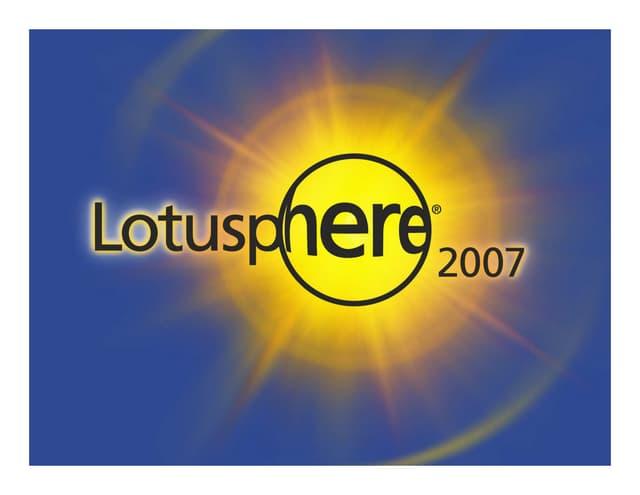 AD303 - Extreme Makeover: IBM Lotus Domino Application Edition