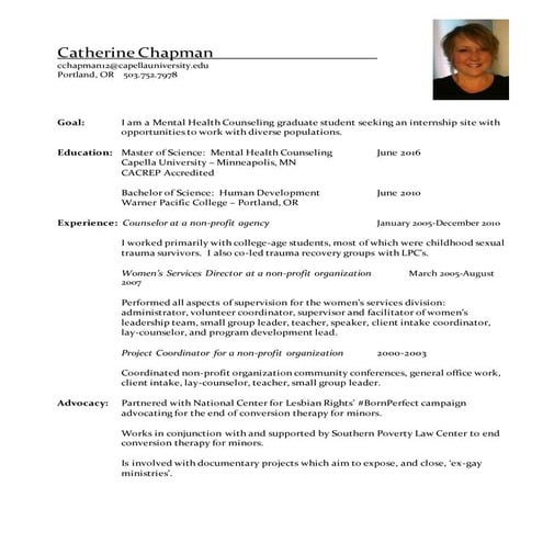 Simple resume without address | DOCX