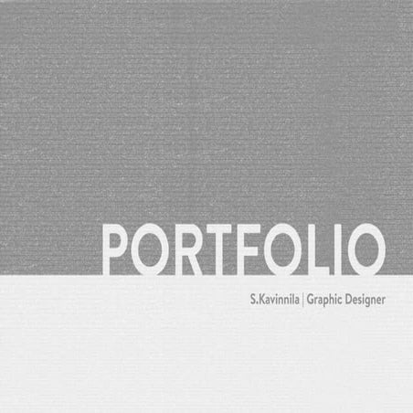 Graphic design working portfolio | PDF