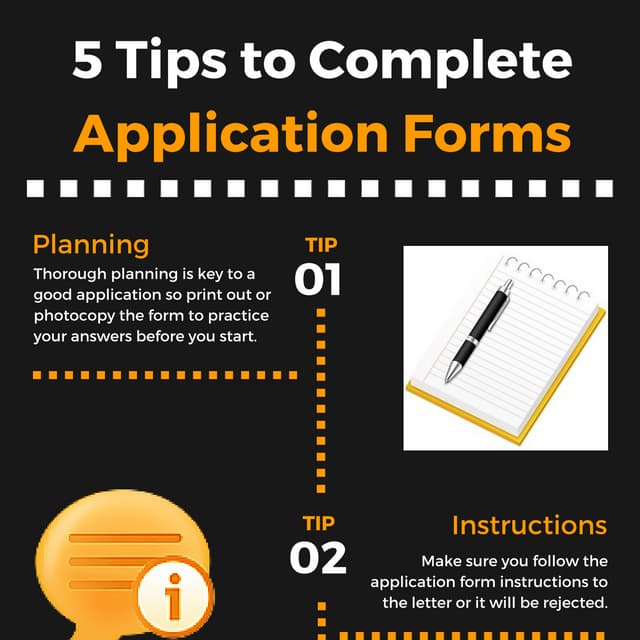 5 tips to complete application forms | PDF