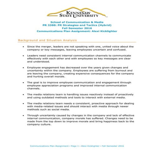 Creating A Communications Plan | PPS