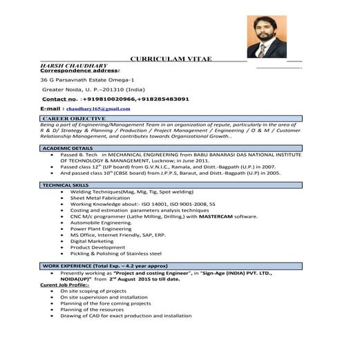 Resume - Altaf Ebrahim Dingankar | PDF