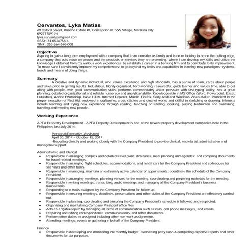 Resume Updated 02042015