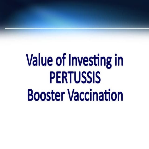 Pertussis: contagious cough infection pptx
