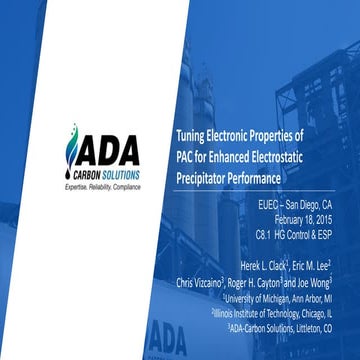 ADA Carbon Solutions ESP Optimized