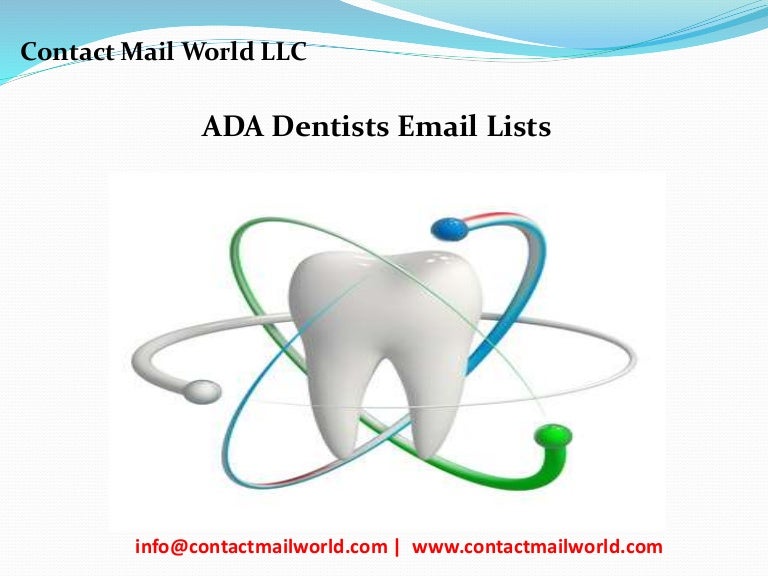Ada dentists email lists