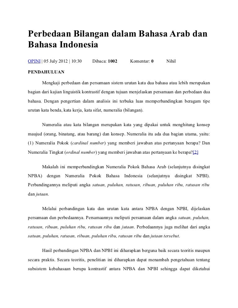 Bahasa Arab Angka Ratusan - Tugas Sekolahku