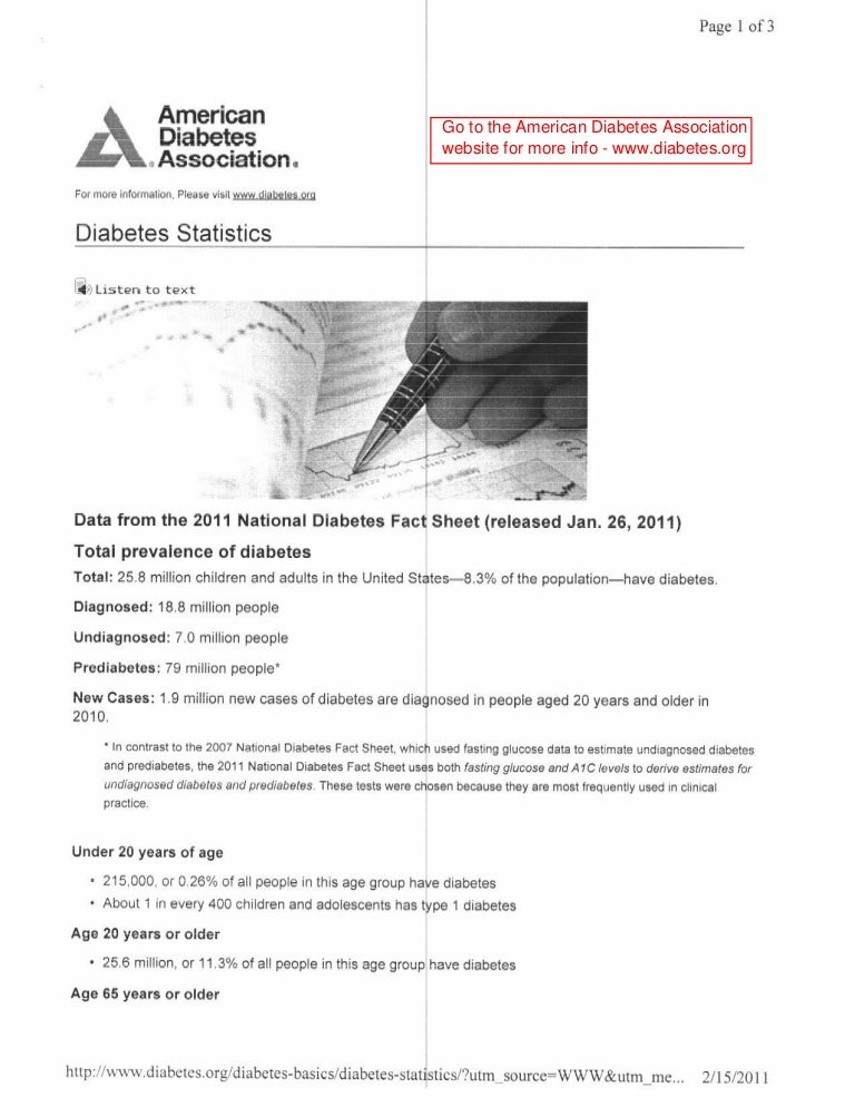 ADA Fact Sheet Jan 2011