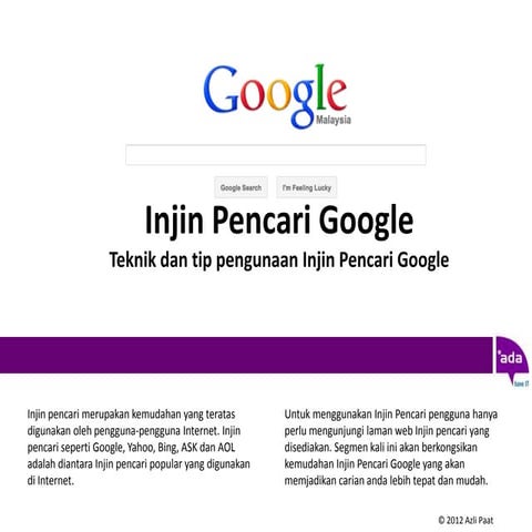Ada it#04   enjin pencari