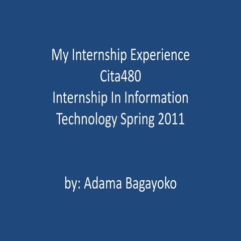 Cita480 PowerPoint Presentation