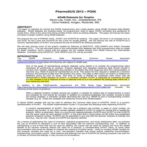 ADaM datasets for graphs (paper)