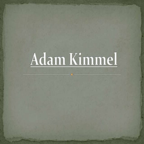 Adam kimmel