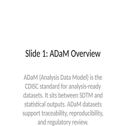 ADaM | PDF
