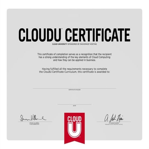 Adam Rabinovitch CloudU Certificate 2014