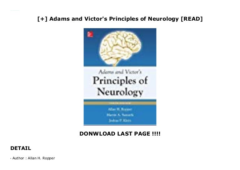 Adams and Victor's Principles of Neurology [READ]