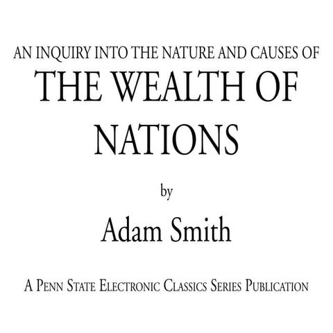 Adam Smith Wealth Of Nations Pdf