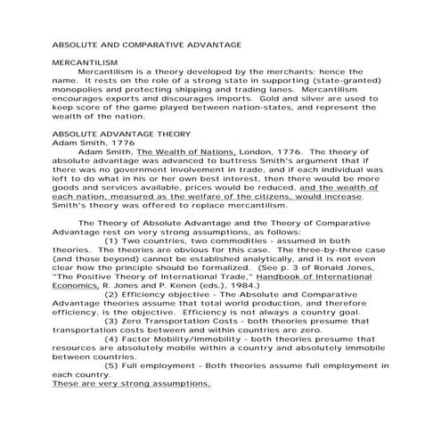 Adam smith and devid recaro