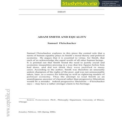 Adam Smith | PDF