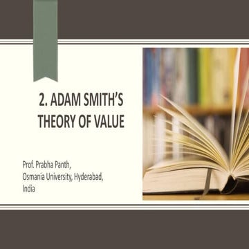 Adam smith value theory