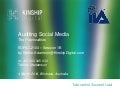 Auditing Social Media SOPAC2013