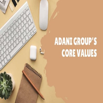 Adani Group’s Core Values | PPTX